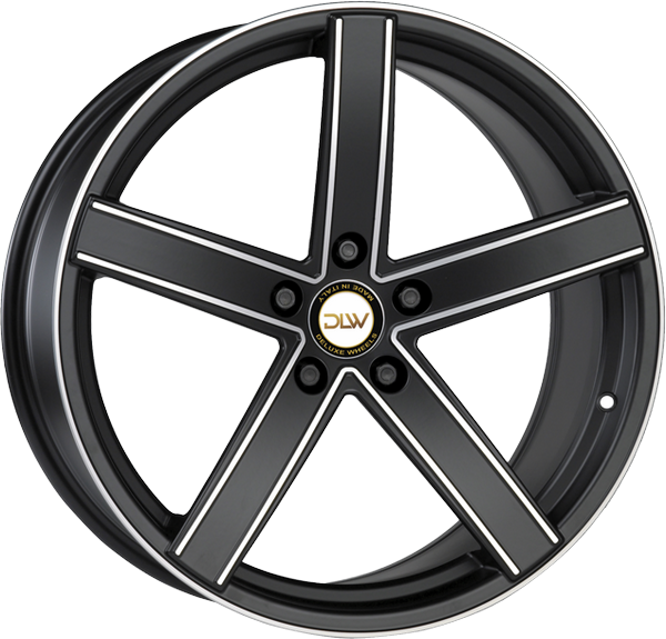9.00X20 5X108 ET 35 DLW UROS-K MATT BLACK POLISH