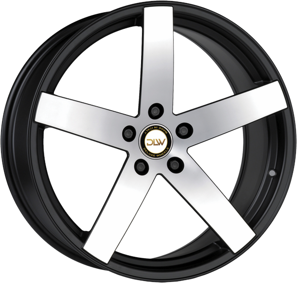 9.00X20 5X114.3 ET 42 DLW UROS S MATT BLACK POLISH