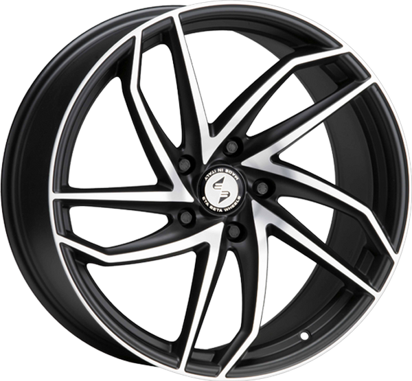 8.50X20 5X112 ET 45 ETA BETA HERON MATT BLACK POLISH