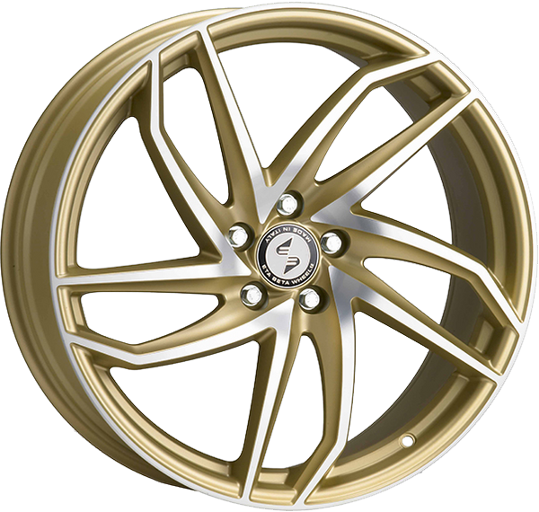 8.50X20 5X112 ET 45 ETA BETA HERON MATT GOLD POLISH