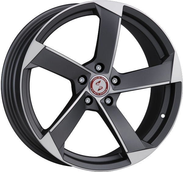 8.50X19 5X112 ET 32 ETA BETA MAGIC MATT ANTHRACITE FACE POLISH