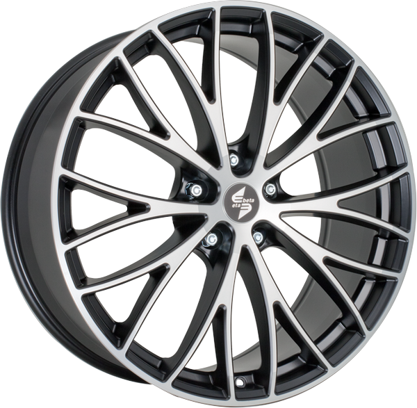 8.00X18 5X105 ET 40 ETA BETA PIUMA-C MATT BLACK POLISH