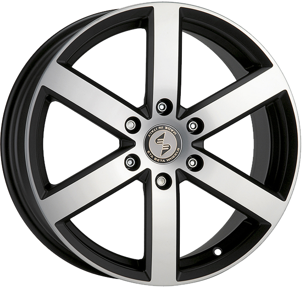 7.00X16 6X130 ET 50 ETA BETA ROBUS MATT BLACK POLISH