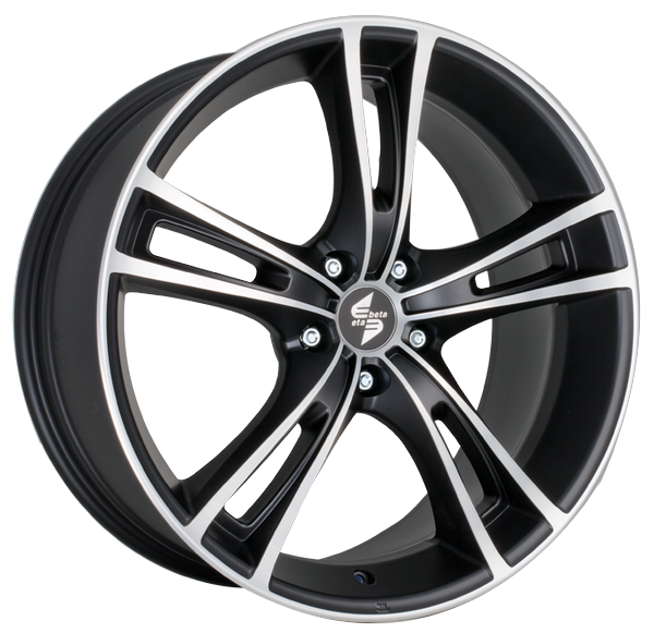 9.00X20 5X120 ET 35 ETA BETA ROCHEL MATT BLACK POLISH