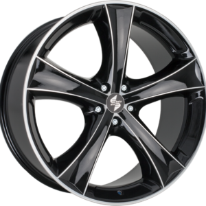 7.00X16 5X108 ET 30 ETA BETA TETTSUT SHINY BLACK POLISH