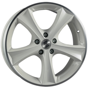 7.00X17 4X108 ET 15 ETA BETA TETTSUT SHINY WHITE POLISH LIP