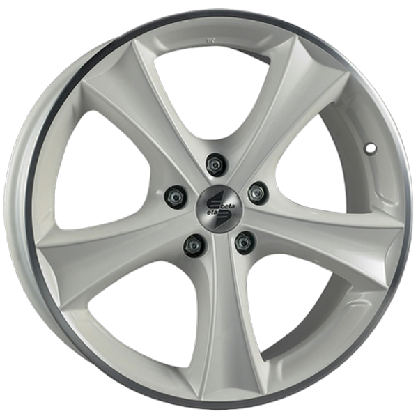 8.00X18 5X110 ET 35 ETA BETA TETTSUT SHINY WHITE POLISH LIP