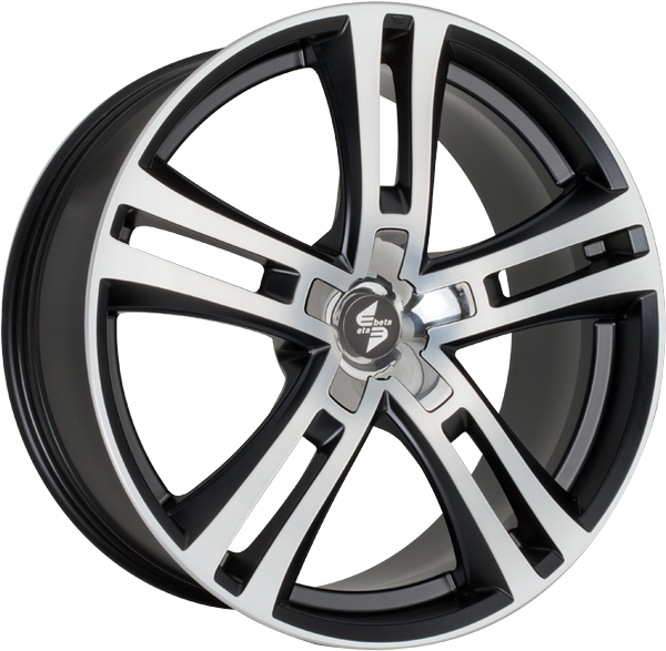 9.00X20 5X112 ET 40 ETA BETA URIEL SHINY BLACK POLISH
