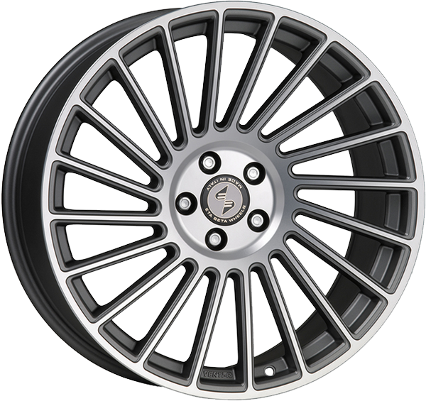 8.50X20 5X112 ET 45 ETA BETA VENTI-R SHINY ANTHRACITE POLISH