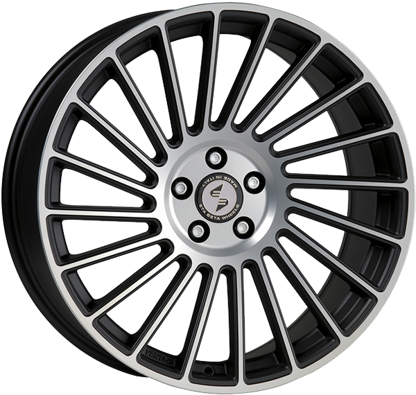 9.00X20 5X120 ET 27 ETA BETA VENTI-R-K MATT BLACK POLISH