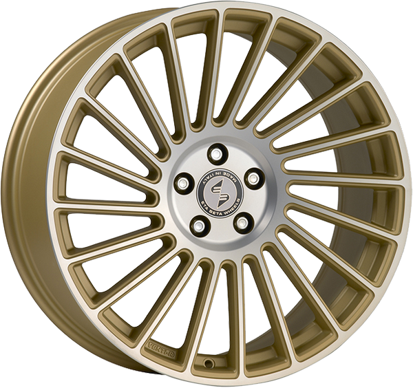 8.50X19 5X120 ET 33 ETA BETA VENTI-R MATT GOLD POLISH