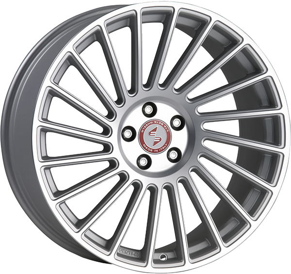 8.00X18 5X120 ET 34 ETA BETA VENTI-R SHINY SILVER POLISHED