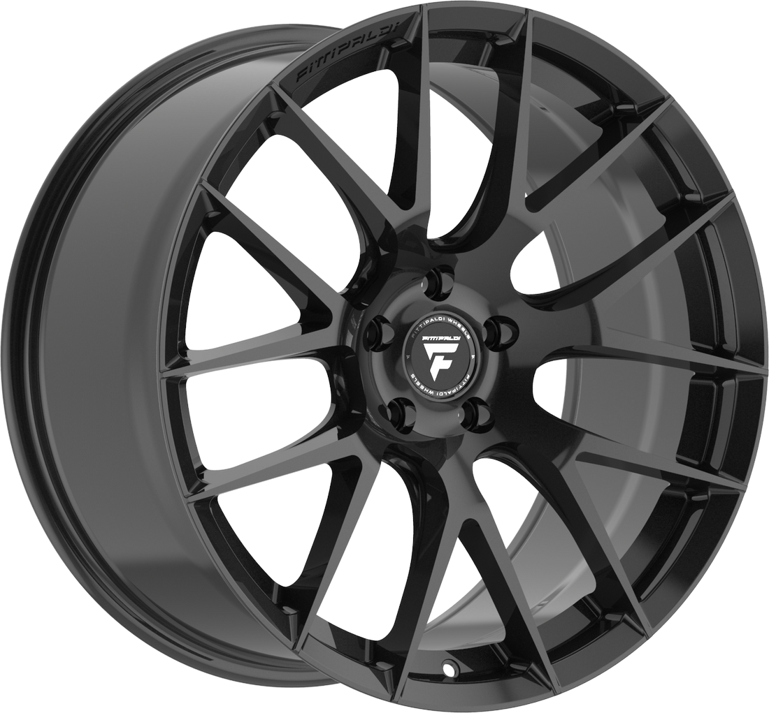 10.0X20 5X112 ET 38 FITTIPALDI FS360 GLOSSY BLACK