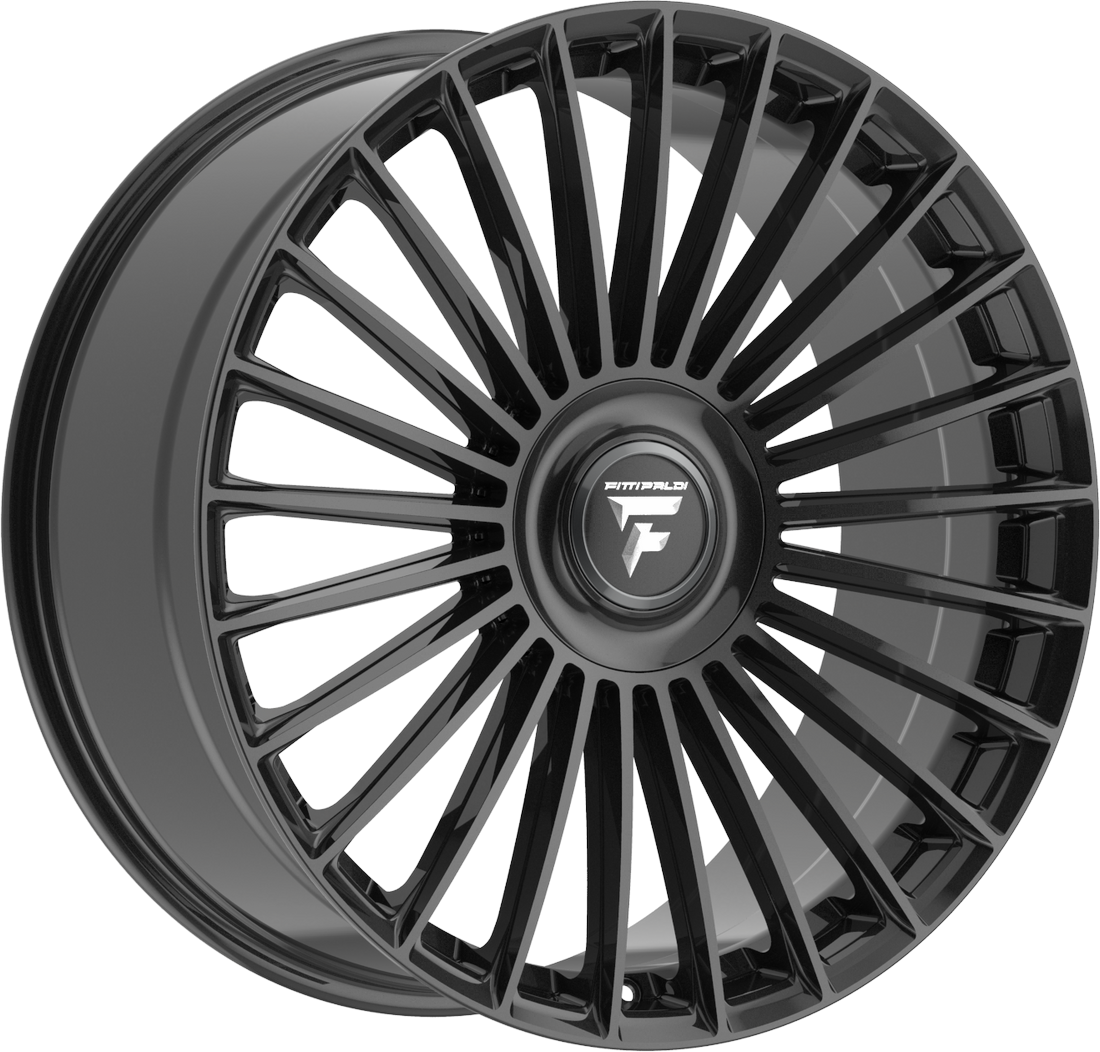 10.0X24 6X135 ET 30 FITTIPALDI FS370 GLOSSY BLACK