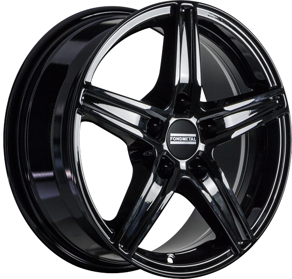 7.00X17 5X98 ET 28 FONDMETAL 8100 GLOSSY BLACK