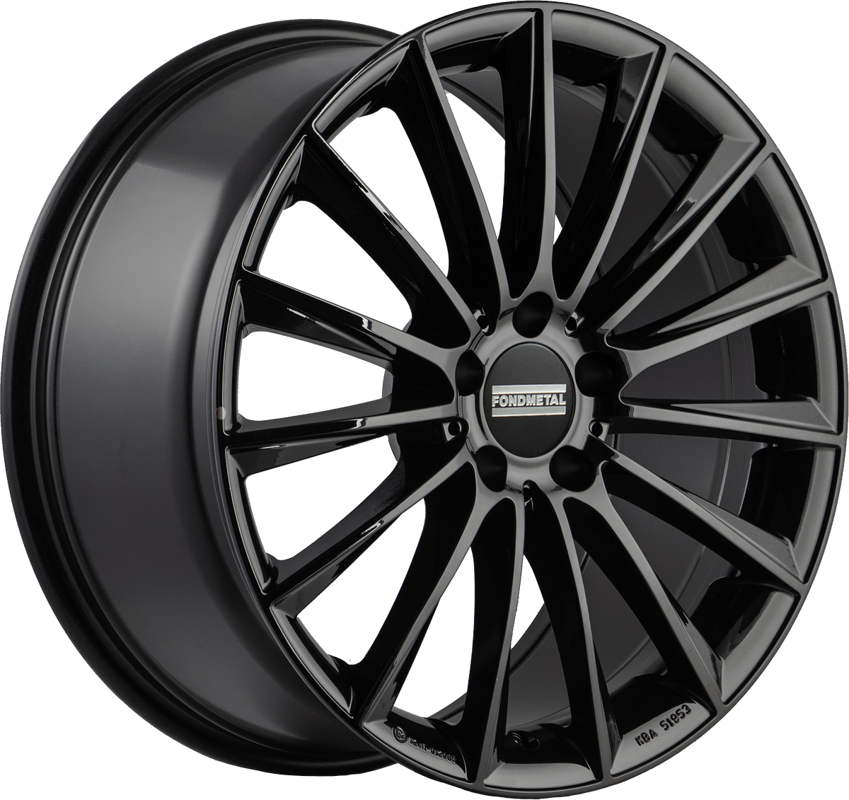 9.50X20 5X114.3 ET 45 FONDMETAL AIDON GLOSSY BLACK