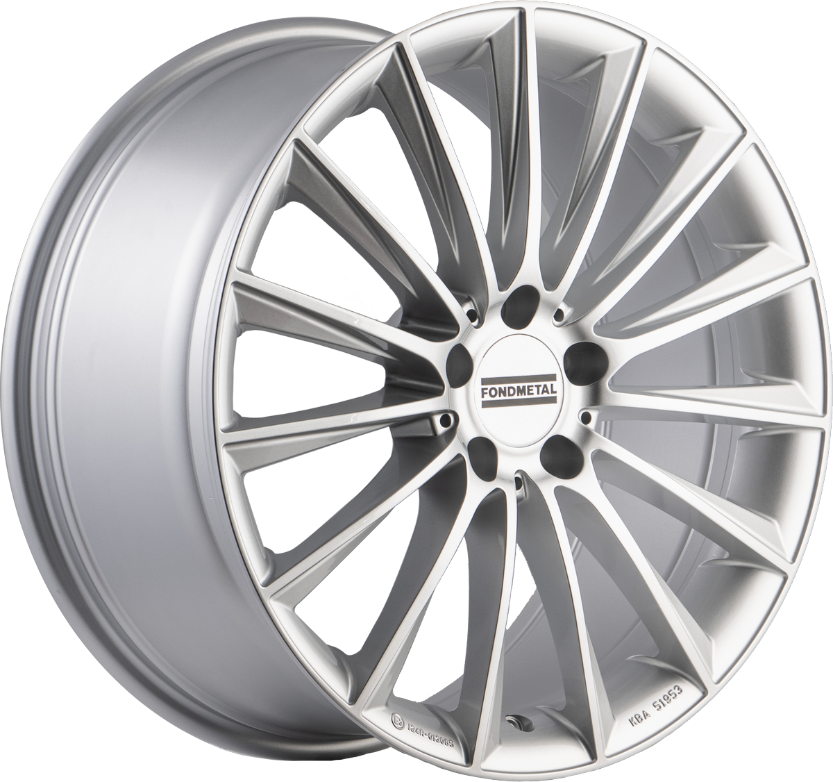 8.50X20 5X112 ET 50 FONDMETAL AIDON GLOSSY SILVER