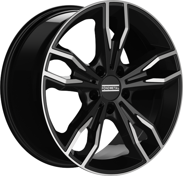 8.50X20 5X108 ET 35 FONDMETAL ALKE GLOSSY BLACK MACHINED
