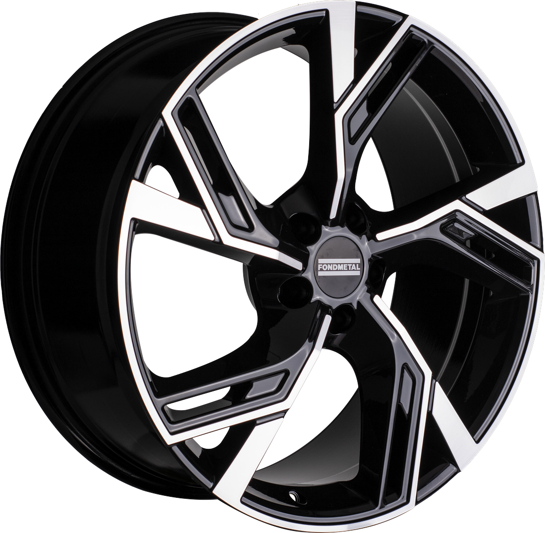 10.0X22 5X112 ET 31 FONDMETAL ATENA GLOSSY BLACK MACHINED