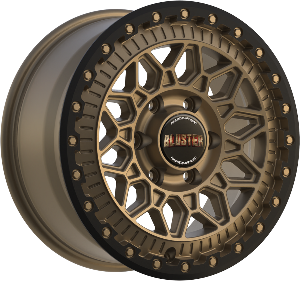 9.00X20 5X120 ET 35 FONDMETAL BLUSTER MATT BRAUN BLACK LIP