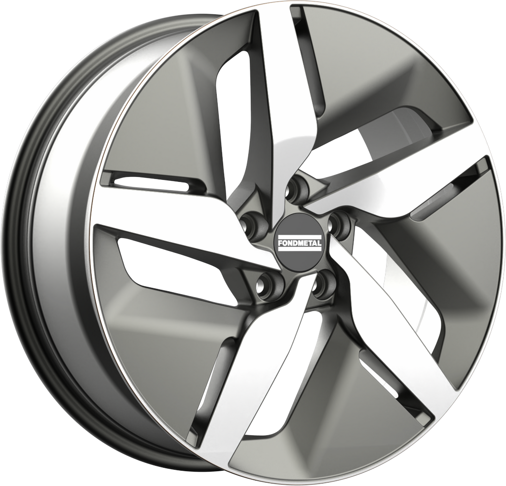 9.00X20 5X112 ET 42 FONDMETAL E-JOULE GLOSSY TITANIUM MACHINED