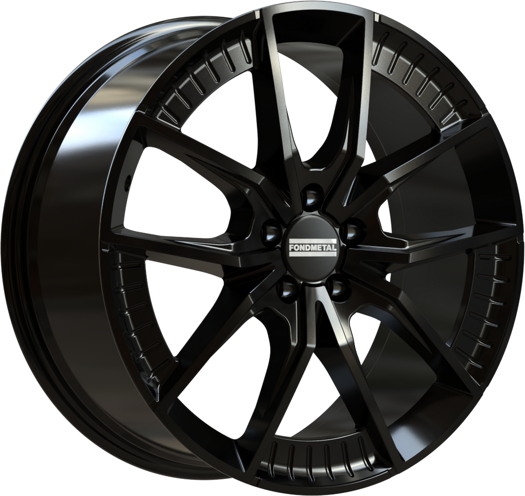8.50X19 5X112 ET 21 FONDMETAL ELATHA GLOSSY BLACK