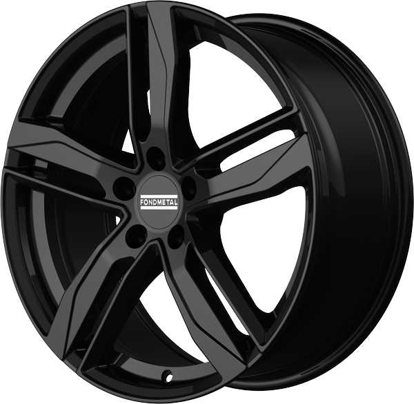8.00X19 5X112 ET 49 FONDMETAL HEXIS GLOSSY BLACK