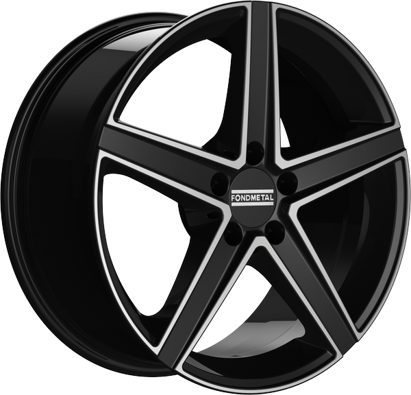 8.00X18 5X112 ET 48 FONDMETAL IOKE MATT BLACK MACHINED