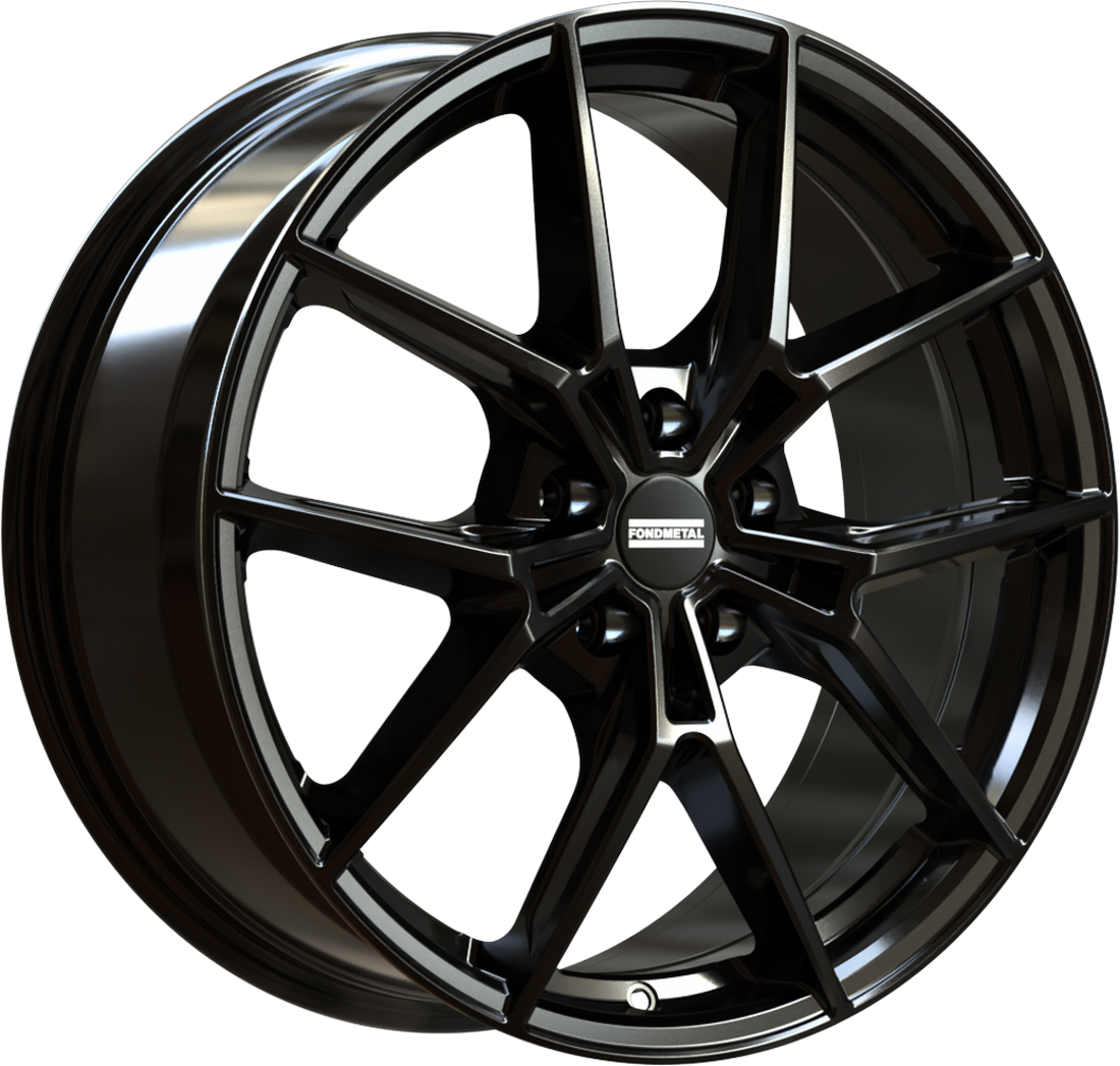 8.50X19 5X112 ET 32 FONDMETAL IUPITER GLOSSY BLACK