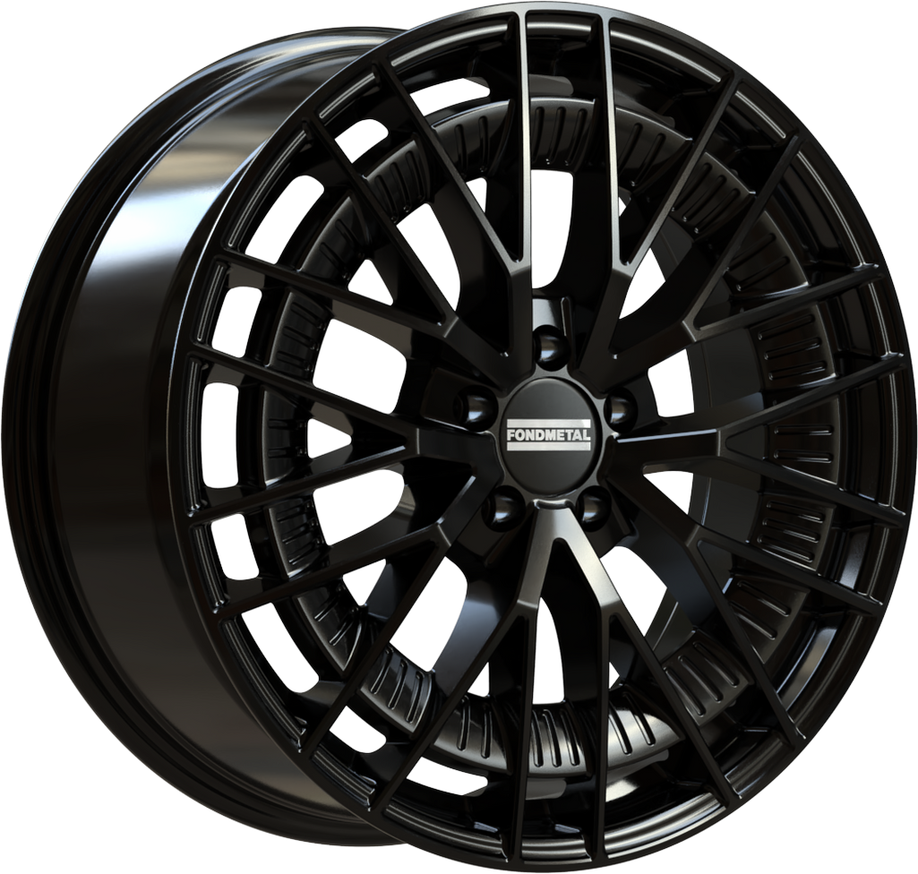 9.50X20 5X114.3 ET 45 FONDMETAL KARI GLOSSY BLACK