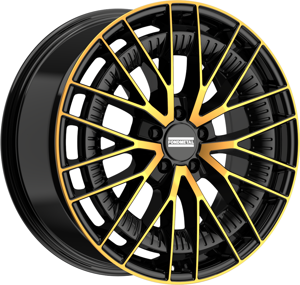 9.50X20 5X112 ET 22 FONDMETAL KARI GLOSSY BLACK BRONZE MACHINED
