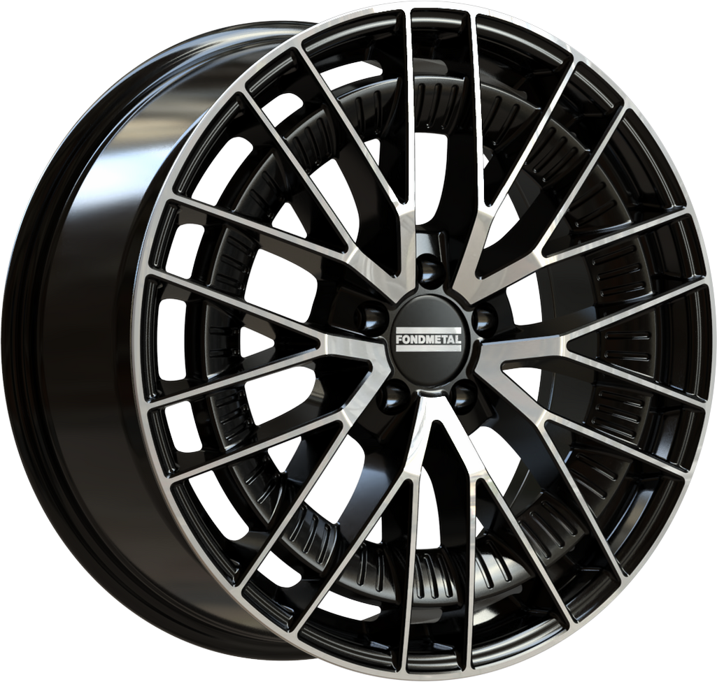 10.0X21 5X112 ET 29 FONDMETAL KARI GLOSSY BLACK MACHINED