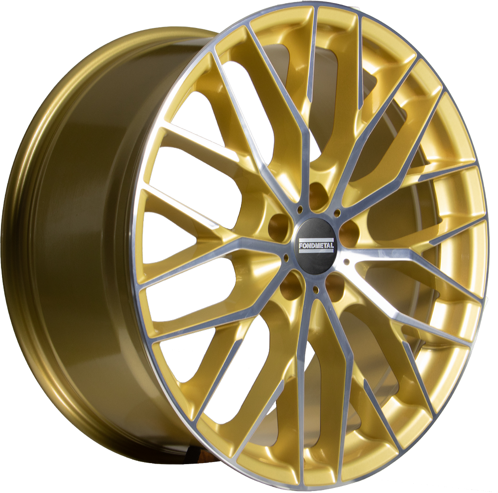 9.00X20 5X114.3 ET 26 FONDMETAL MAKHAI GLOSSY GOLD MACHINED