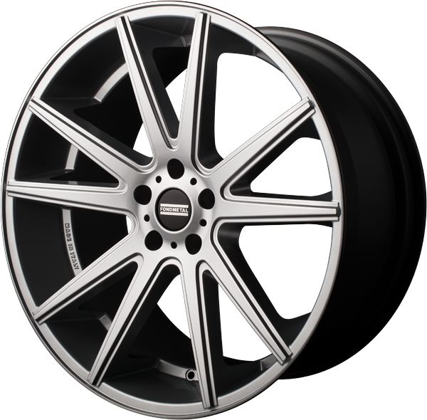 9.00X22 5X120 ET 25 FONDMETAL STC-10 GLOSSY SILVER