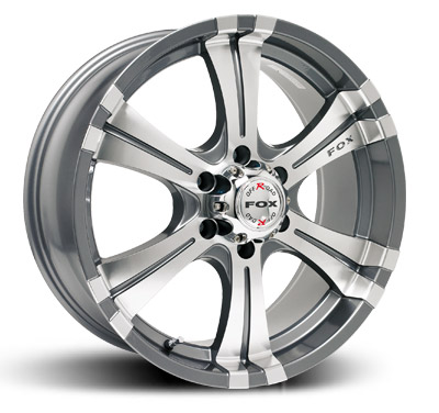 9.00X20 6X139.7 ET 35 FOX TRUCKSTAR MATT ANTHRACITE W/ POLISHED FACE