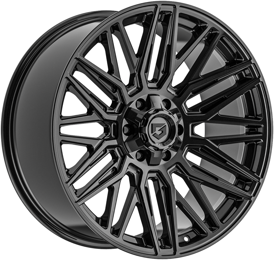 9.00X17 5X127 ET 0 GEAR OFF ROAD 770 EDGE GLOSSY BLACK