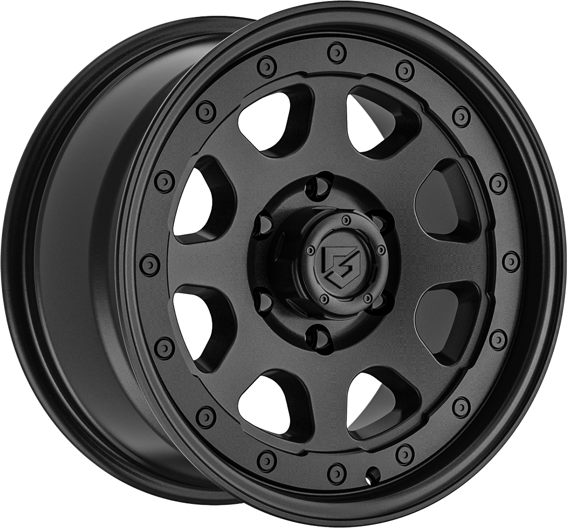 8.50X17 6X139.7 ET 15 GEAR OFF ROAD 774 NIGHTHAWK SOFT MATT BLACK