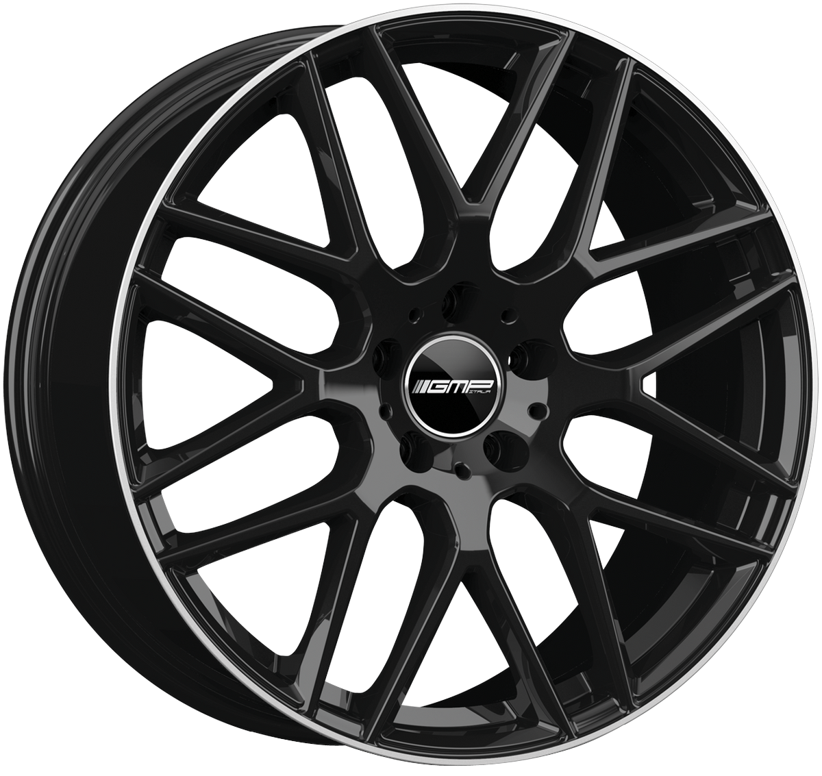 10.0X23 5X130 ET 48 GMP BERGHEM BLACK DIAMOND LIP