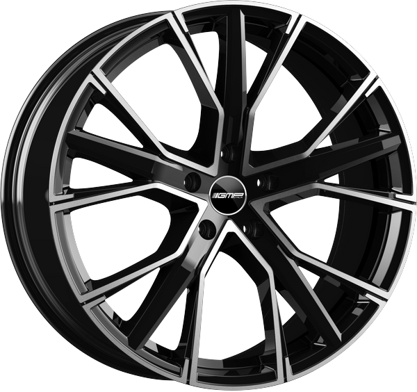 9.00X21 5X108 ET 40 GMP GUNNER BLACK DIAMOND