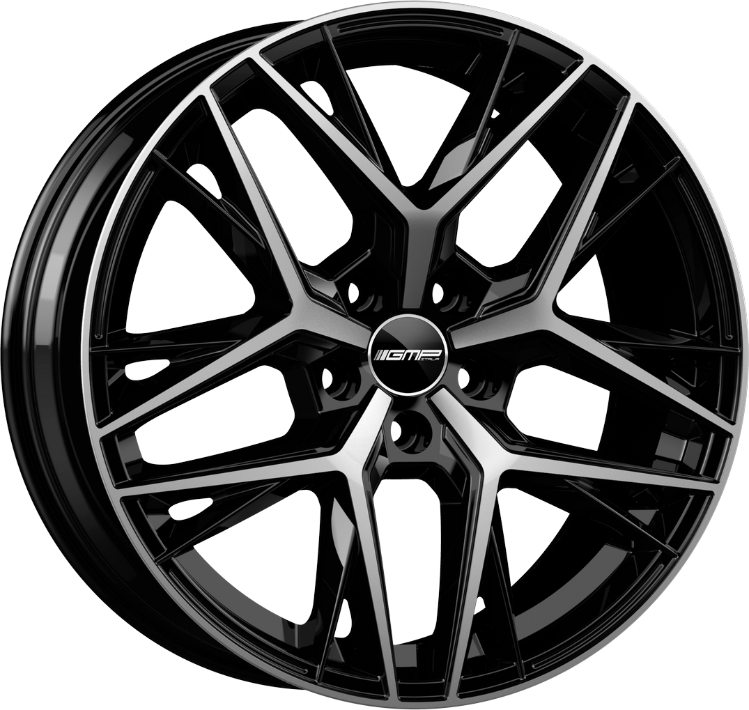 7.50X19 5X100 ET 38 GMP LUNICA BLACK DIAMOND