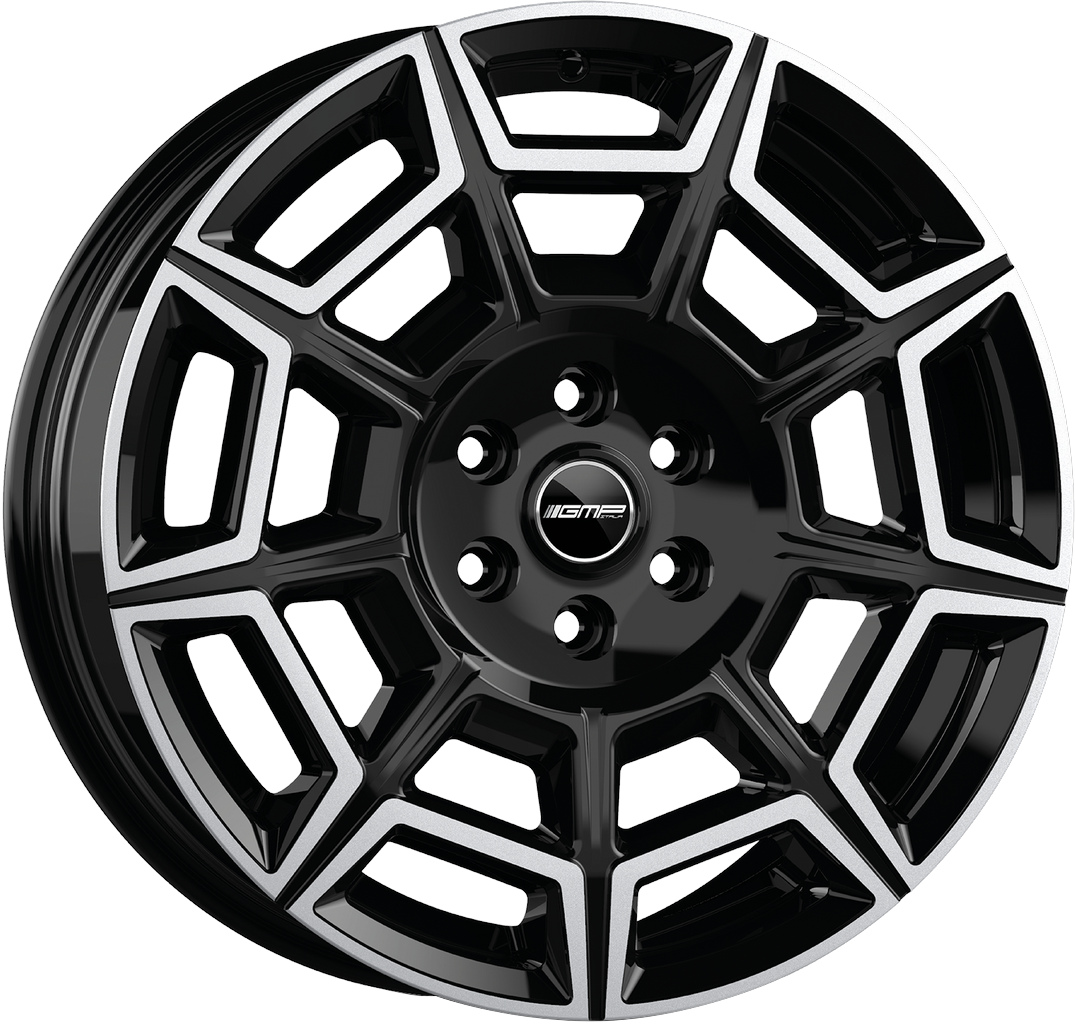 7.50X18 5X114.3 ET 40 GMP PERVAN BLACK DIAMOND
