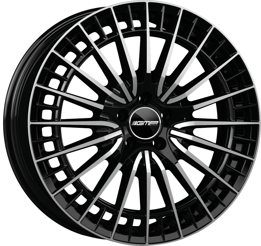 8.00X20 5X112 ET 43 GMP QSTAR BLACK DIAMOND