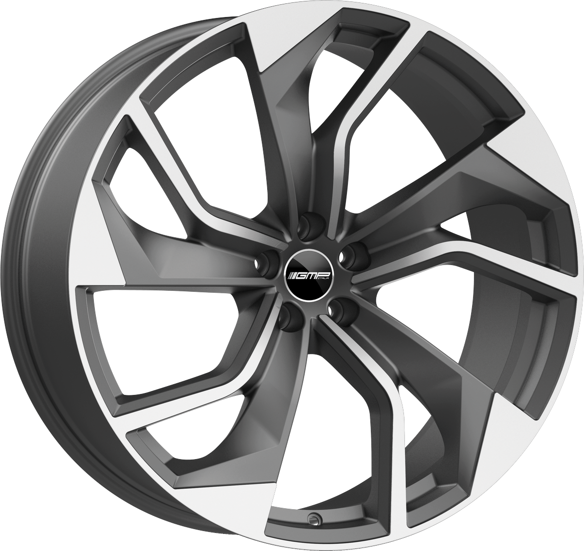 9.50X21 5X112 ET 36 GMP REBEL MATT ANTHRACITE DIAMOND