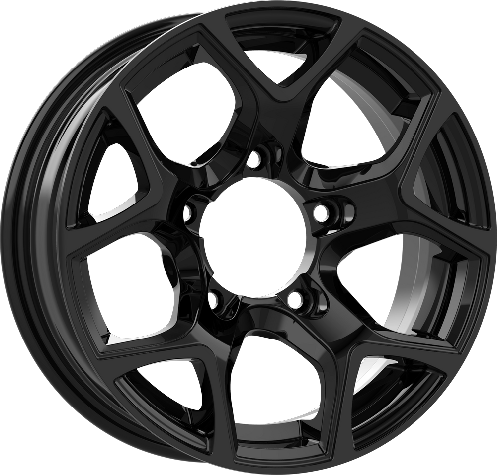 5.50X15 5X139.7 ET 5 GMP SJ15 GLOSSY BLACK