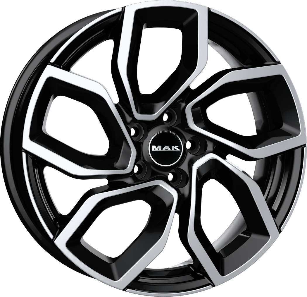 7.50X17 5X110 ET 30 MAK APOLLO BLACK MIRROR