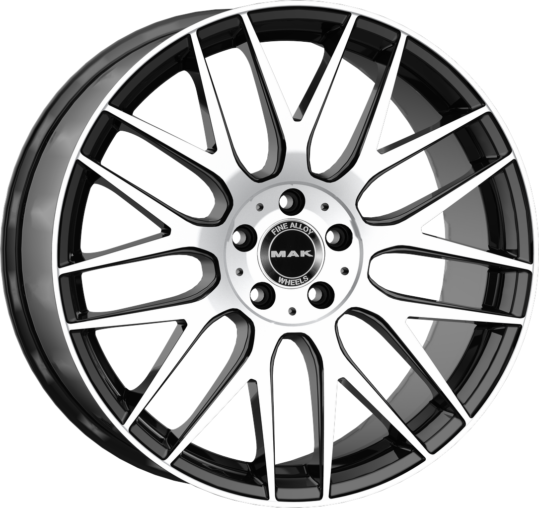 11.0X21 5X112 ET 38 MAK ARROW-D BLACK MIRROR