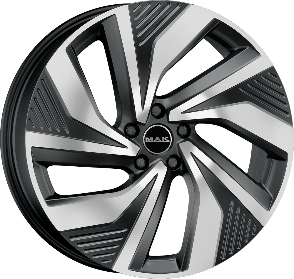 8.00X20 5X114.3 ET 45 MAK ELECTRA BLACK MIRROR