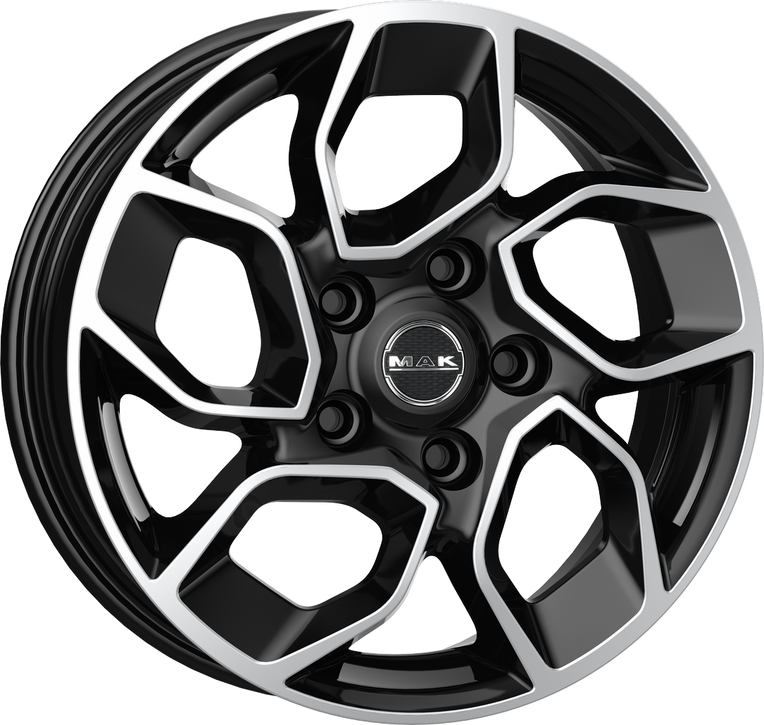 7.00X17 5X118 ET 62 MAK EXPRESS BLACK MIRROR