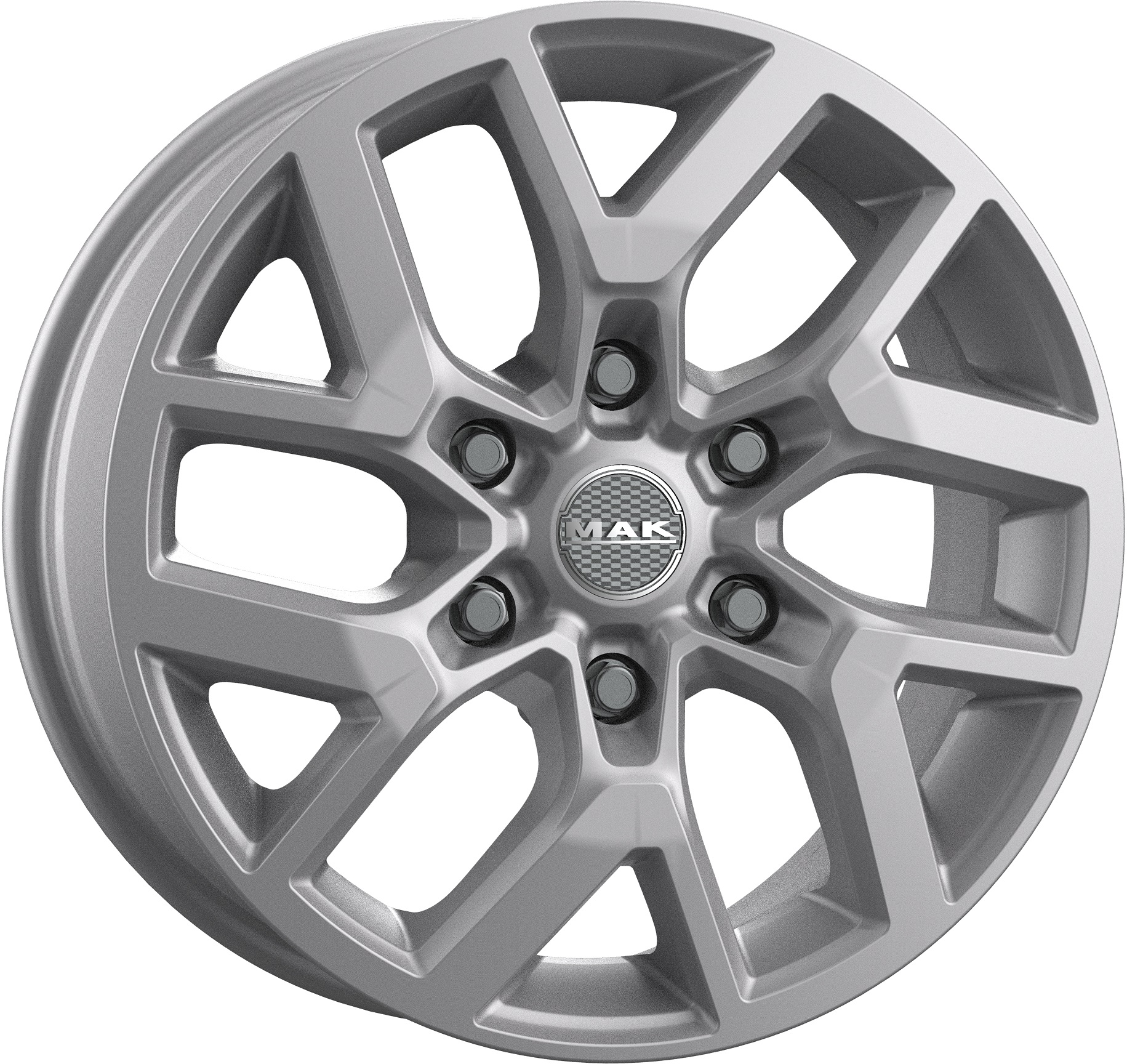6.50X16 6X120 ET 50 MAK GRAVEL SILVER