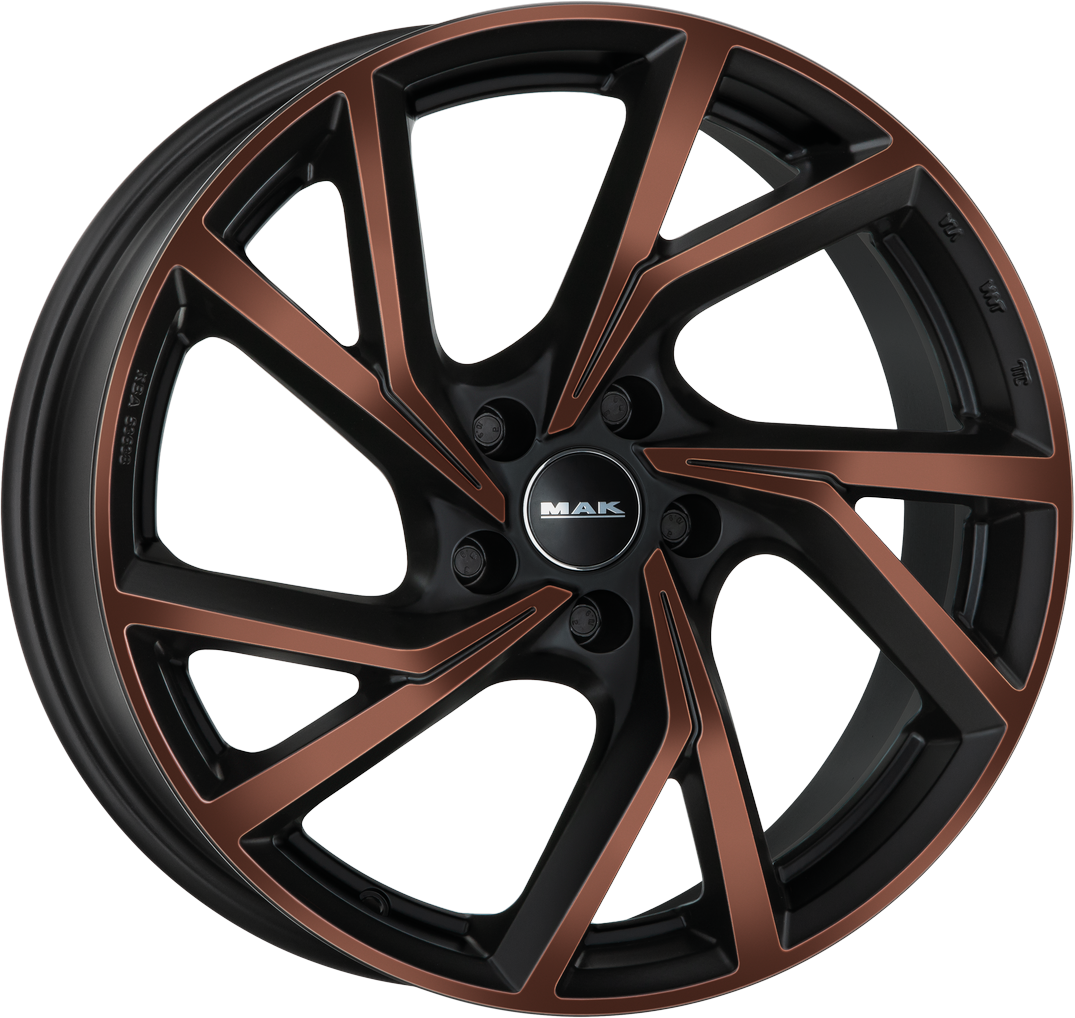 8.00X19 5X114.3 ET 40 MAK KASSEL BLACK & BRONZE